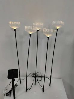 Solcelle Jellyfish LED lysspyd 5-pk