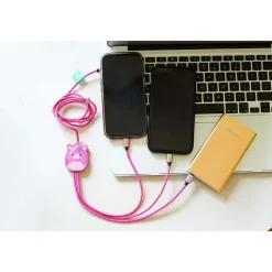 Squishmallows® 3-i-1 USB-C/Micro/Lightning ladekabel
