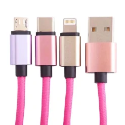 Squishmallows® 3-i-1 USB-C/Micro/Lightning ladekabel
