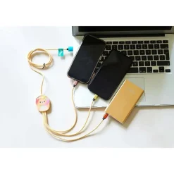 Squishmallows® 3-i-1 USB-C/Micro/Lightning ladekabel