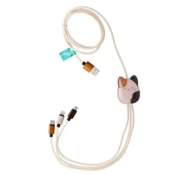 Squishmallows® 3-i-1 USB-C/Micro/Lightning ladekabel