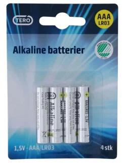 Tero AAA batterier 4pk