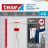 tesa® Powerstrips tapet og gips 2 kg justerbar limspiker 2-pk