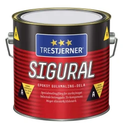 TreStjerner Sigural epoxy del A gulvmaling