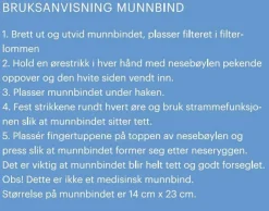Tufte Munnbind i bomull