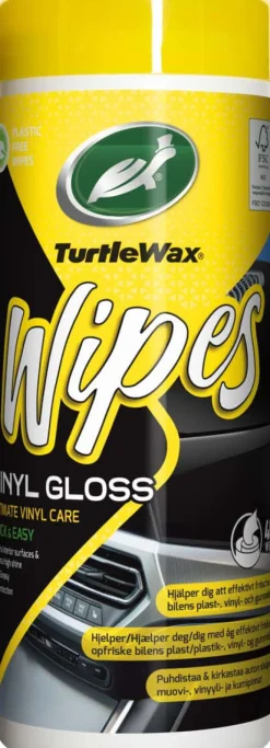 Turtle Wax vinyl gloss wipes