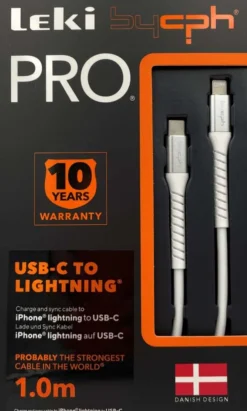USB-C til lightning ladekabel