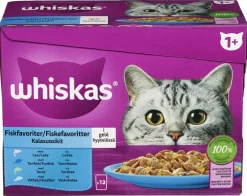 Whiskas® Fiskefavoritter 1+ 12x85g